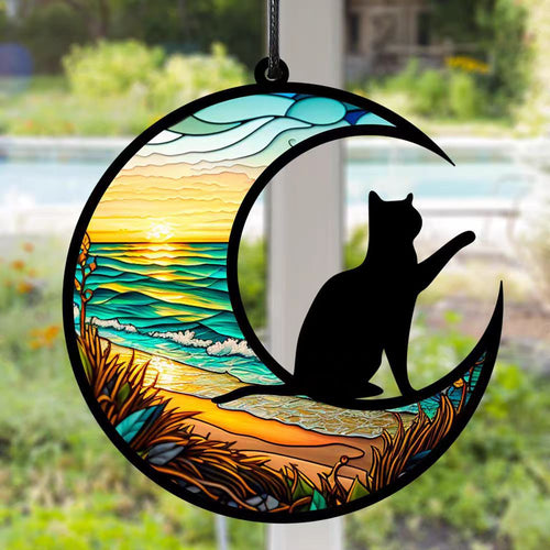 Colorful Acrylic Hanging Ornament As A Memorial Sympathy Gift For Catcher Pets