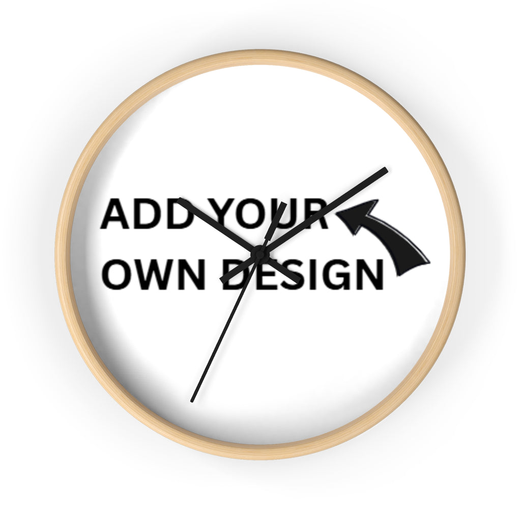 Custom Photo Wall Clock — Personalized Room Clock with Your Design
