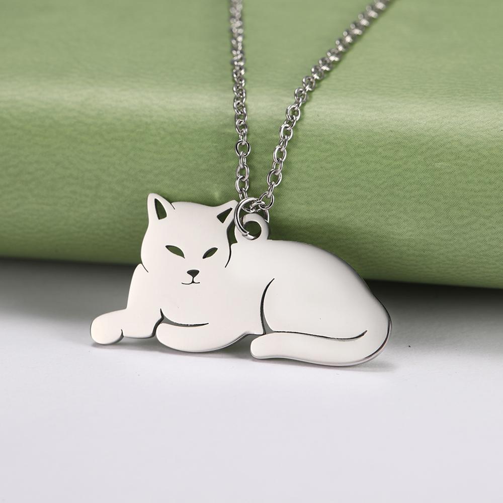 Animal Day Size Koala Mother And Child Stainless Steel Necklace