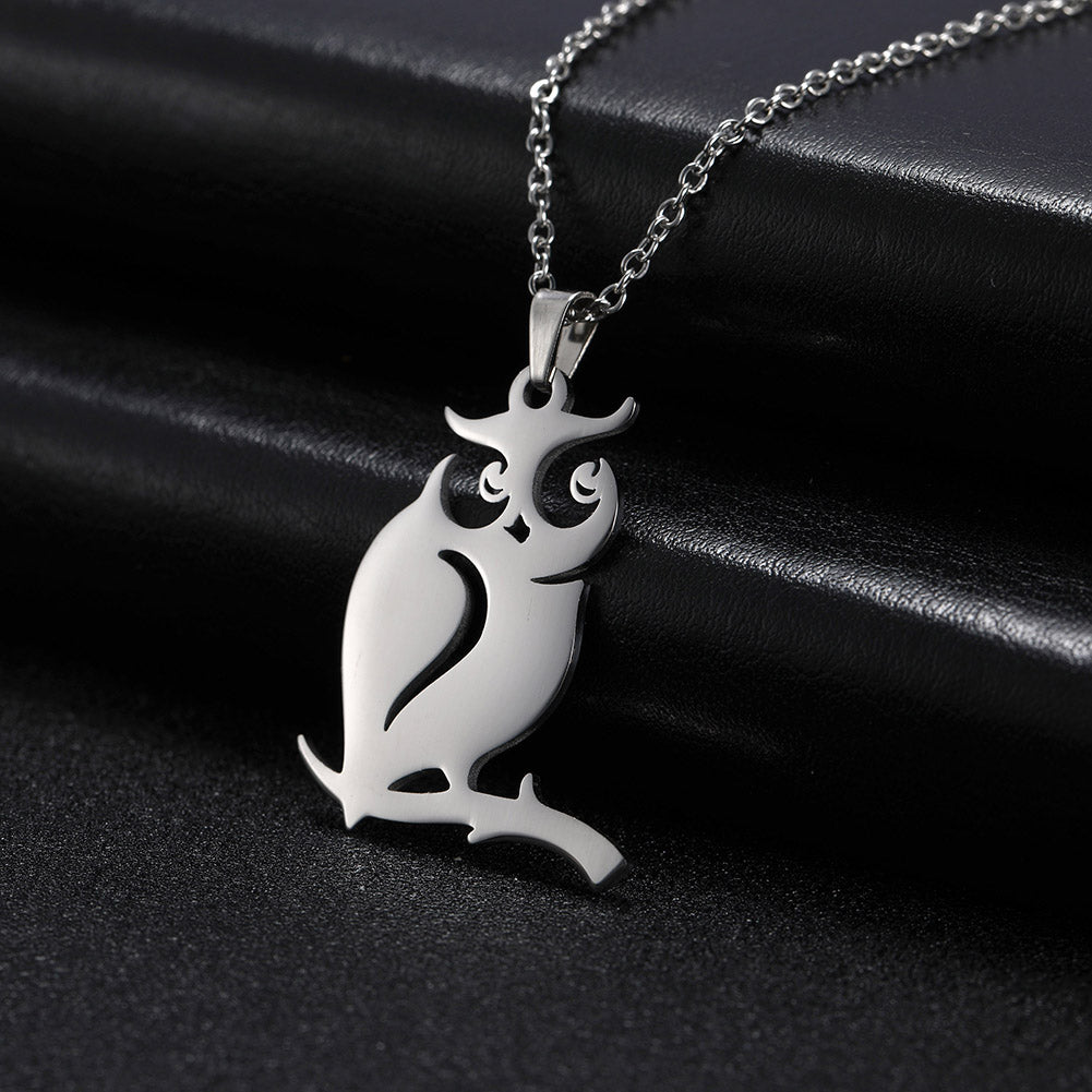 Animal Day Size Koala Mother And Child Stainless Steel Necklace