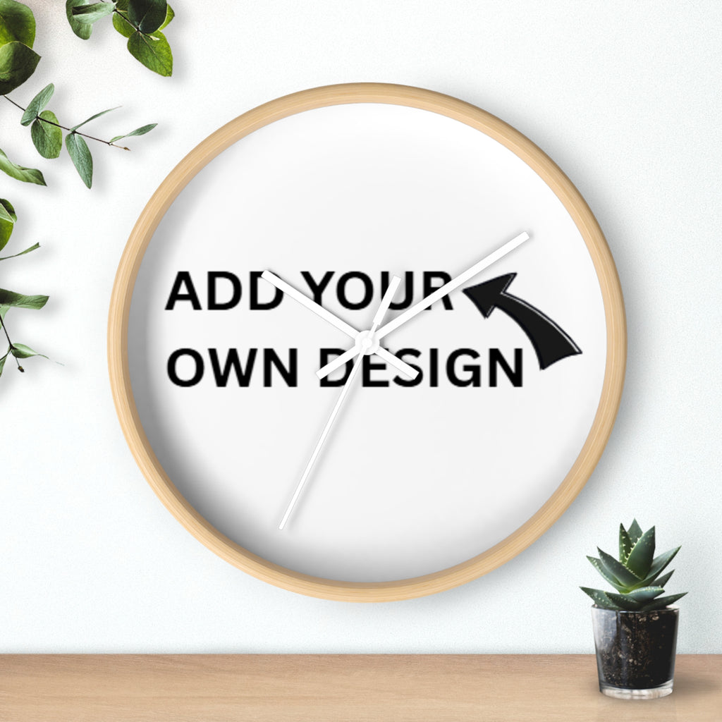 Custom Photo Wall Clock — Personalized Room Clock with Your Design