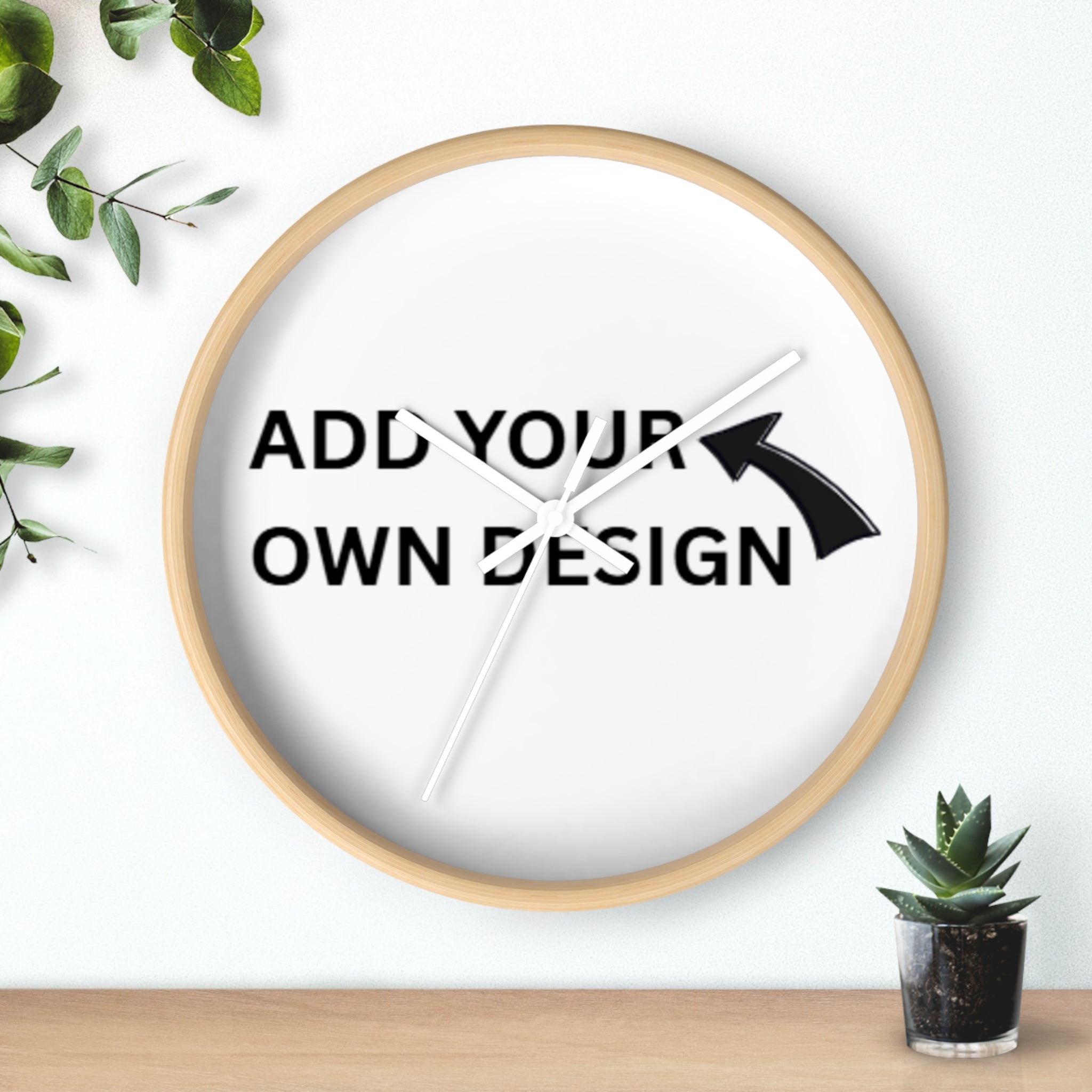Custom Photo Wall Clock — Personalized Room Clock with Your Design