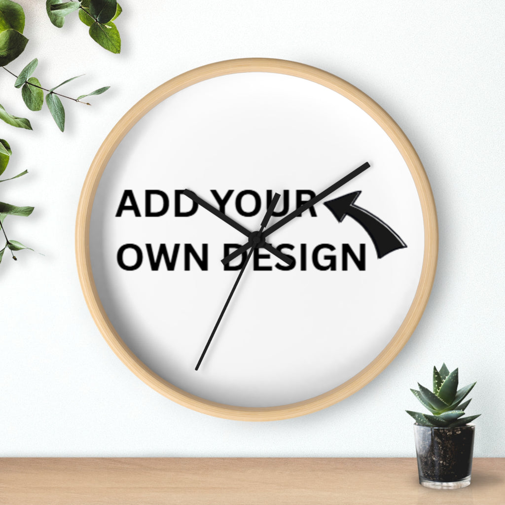 Custom Photo Wall Clock — Personalized Room Clock with Your Design