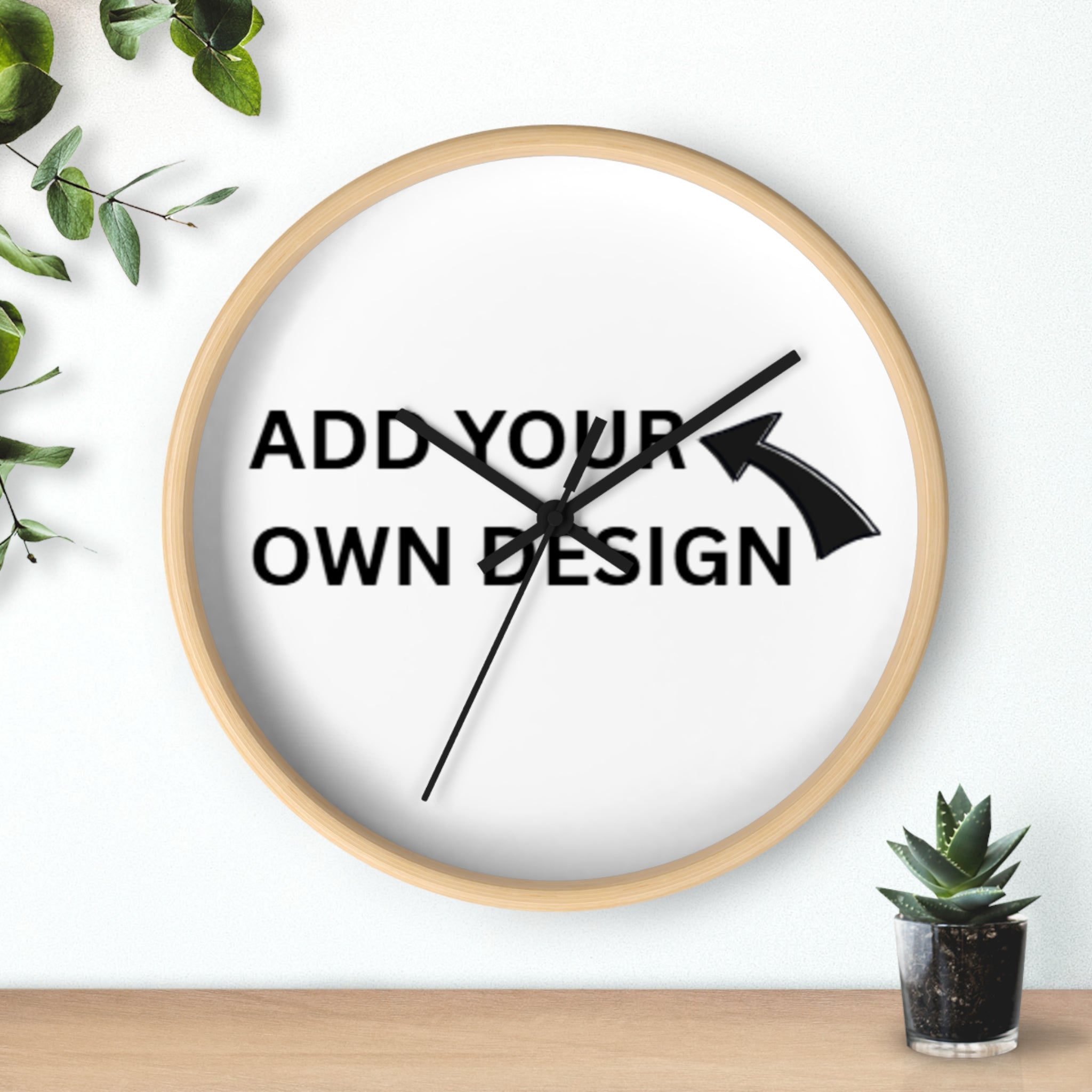 Custom Photo Wall Clock — Personalized Room Clock with Your Design