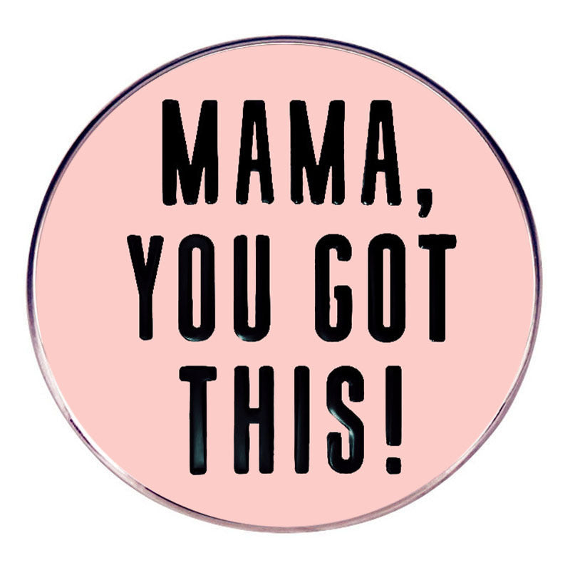 Mothers Day Gift Alloy Badge Accessory Brooch