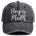Boy Mom Hat For Women, Mother S Day Birthday Mama Gifts, Adjustable Embroidered Wash Cotton Baseball Cap