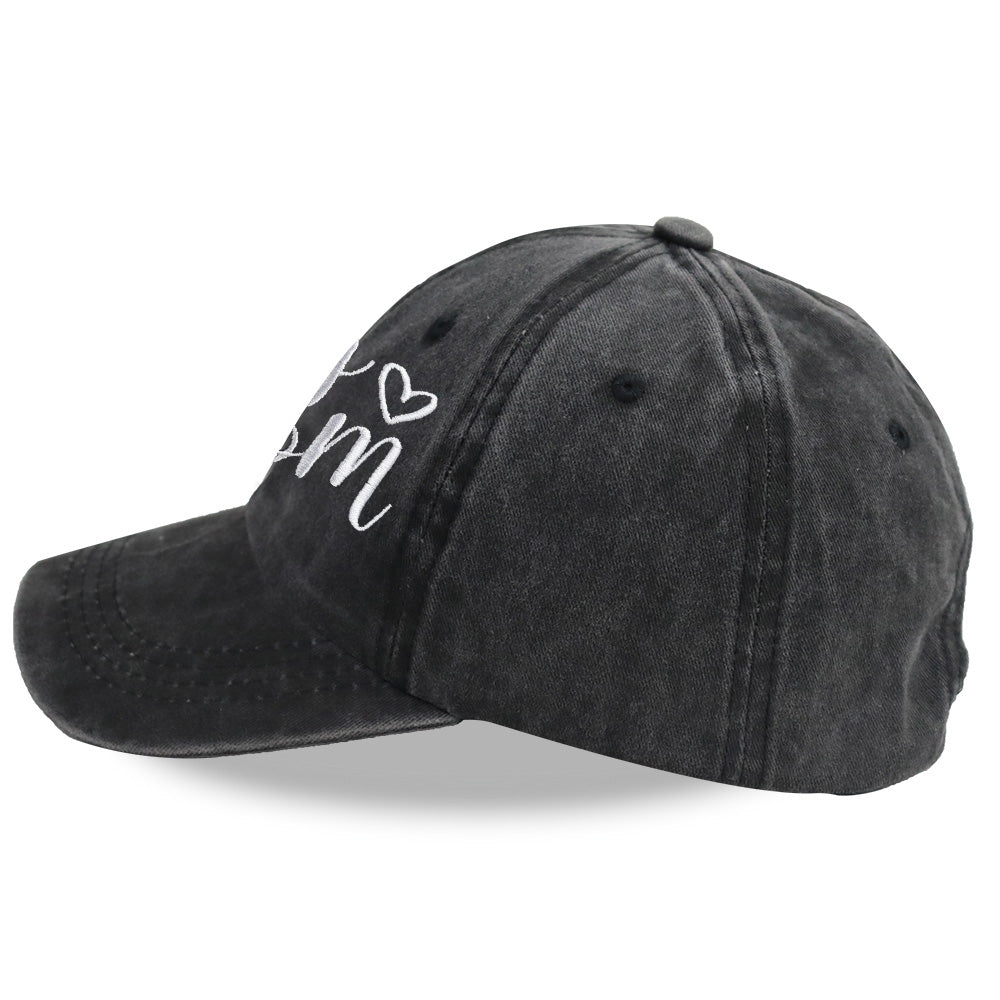 Boy Mom Hat For Women, Mother S Day Birthday Mama Gifts, Adjustable Embroidered Wash Cotton Baseball Cap