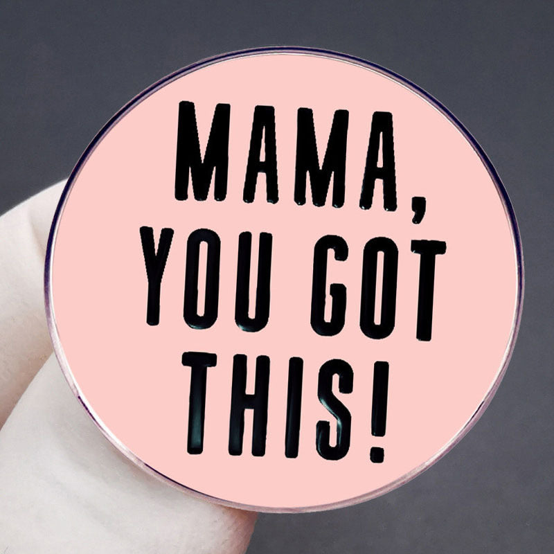 Mothers Day Gift Alloy Badge Accessory Brooch